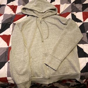 I’m selling a plain grey jacket.